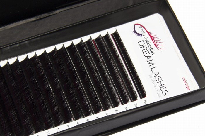 Sztuczne rzęsy 1:1 silk DREAM LASHES 0,1 skręt D